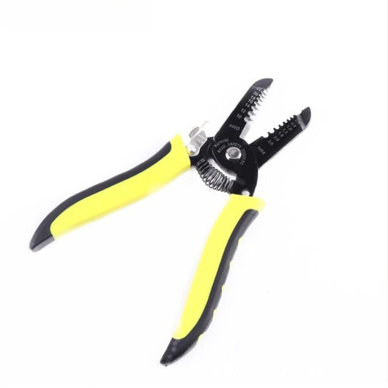 NityaEcommerce nitya 7in1 Multi Tool 18cm Wire Stripper Cable Cutting Scissor Stripping Pliers Cutter  - Image 1