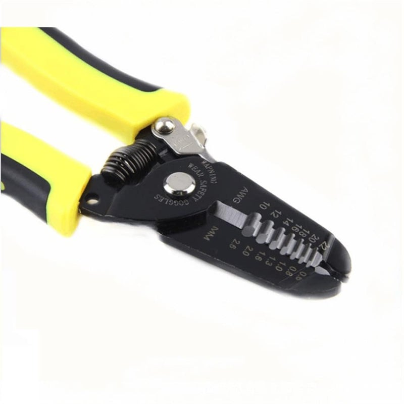 NityaEcommerce nitya 7in1 Multi Tool 18cm Wire Stripper Cable Cutting Scissor Stripping Pliers Cutter  - Image 3