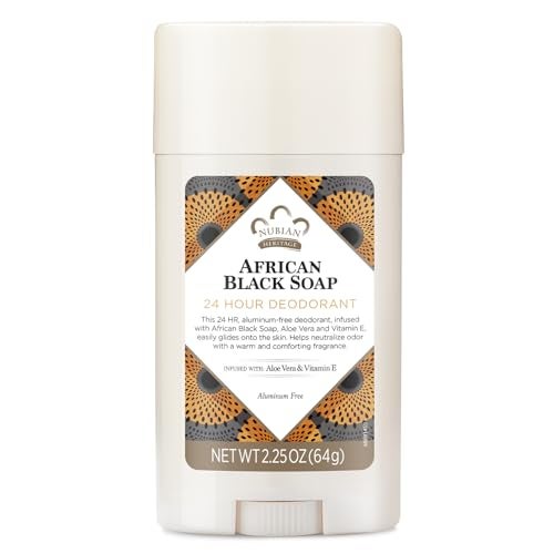 Nubian Heritage Nubian Heritage 24 Hour Natural Deodorant African Black Soap 225 Oz