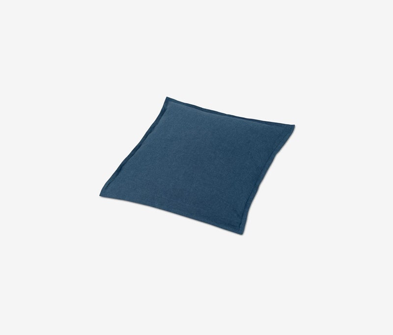 Tchibo Throw Pillow Cover 50 x 50 cm, Blue Denim  - Image 2