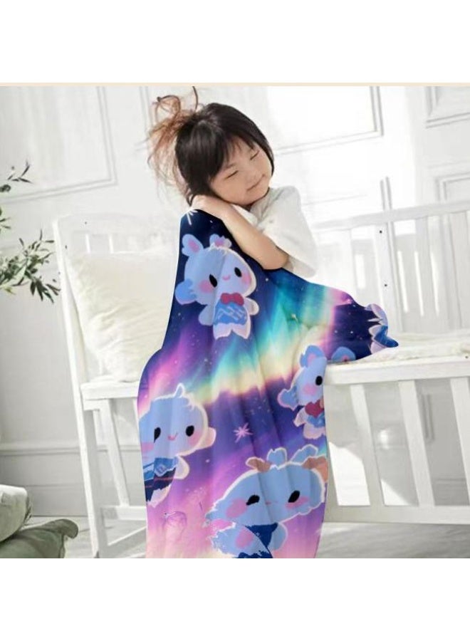 general Baby and children's cartoon flannel thin blanket (warm and comfortable, suitable for sleep, game use) 70cm*100cm - Image 3