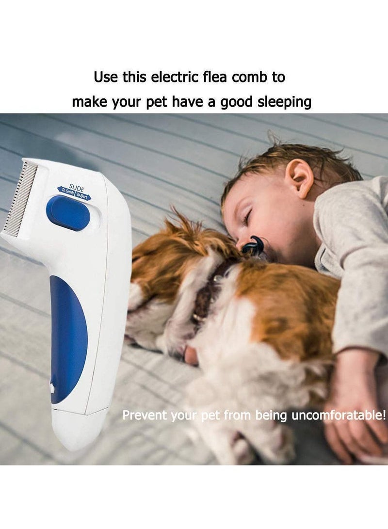 سيوسي مشط البراغيث للحيوانات الأليفة، أدوات إزالة مشط تنظيف القمل والعناية بالحيوانات الأليفة للقطط والكلاب، فرشاة تنظيف، مستلزمات مضادة للبراغيث - Image 3