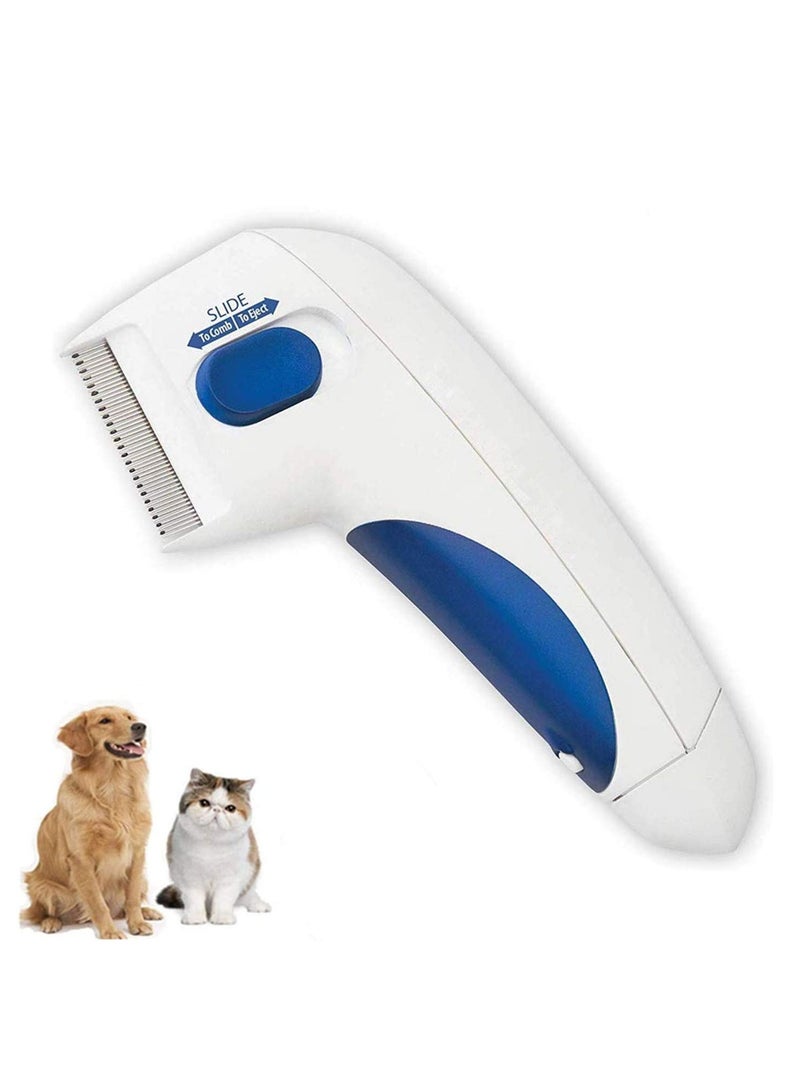 سيوسي مشط البراغيث للحيوانات الأليفة، أدوات إزالة مشط تنظيف القمل والعناية بالحيوانات الأليفة للقطط والكلاب، فرشاة تنظيف، مستلزمات مضادة للبراغيث - Image 1