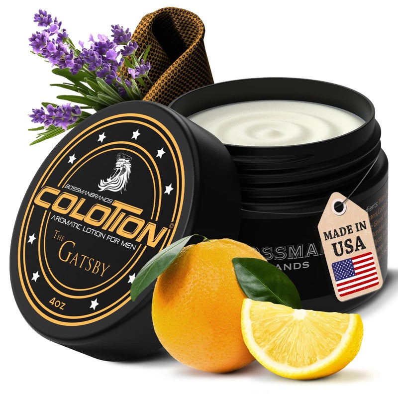 Bossman Colotion â€“ 2-in-1 Body Lotion & Cologne for Men â€“ Long-Lasting, Hydrating, Soothing Moisturizer for Men â€“ Suits All Skin Types for Daily Use â€“ The Gatsby Scent - Image 1