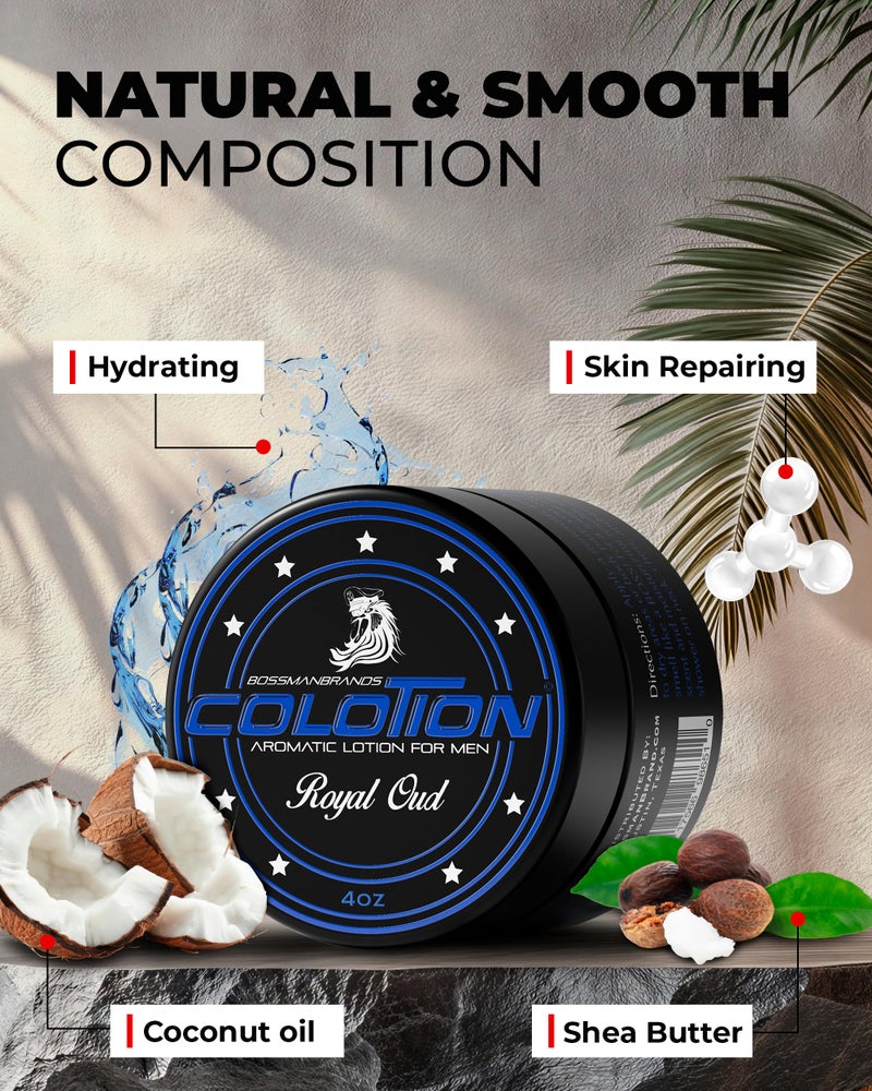 Bossman Colotion â€“ 2-in-1 Body Lotion & Cologne for Men â€“ Long-Lasting, Hydrating, Soothing Moisturizer for Men â€“ Suits All Skin Types for Daily Use â€“ The Gatsby Scent - Image 4