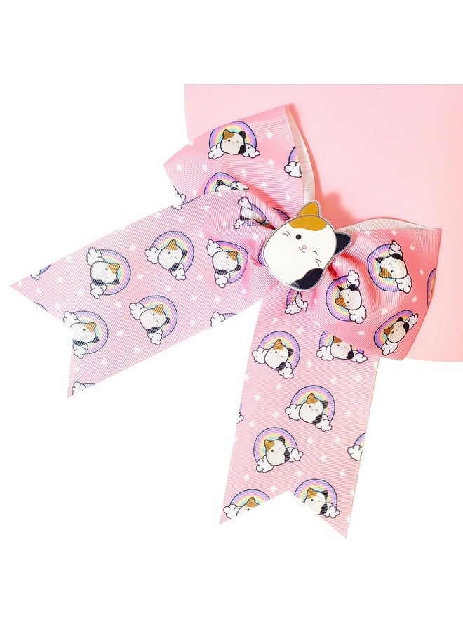 Luv Her Cute Squishmallows Hair Bows For Girls - One Large Squishmallows Printed Hair Bow With A Charm Featuring Your Favorite Character - Alligator Clip - Birthday Gift For Girls Ages 3+ - Image 5