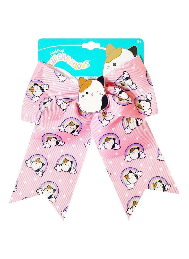 Luv Her Cute Squishmallows Hair Bows For Girls - One Large Squishmallows Printed Hair Bow With A Charm Featuring Your Favorite Character - Alligator Clip - Birthday Gift For Girls Ages 3+ - Image 1