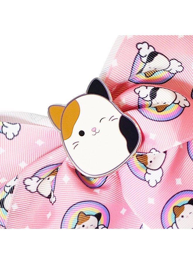 Luv Her Cute Squishmallows Hair Bows For Girls - One Large Squishmallows Printed Hair Bow With A Charm Featuring Your Favorite Character - Alligator Clip - Birthday Gift For Girls Ages 3+ - Image 2