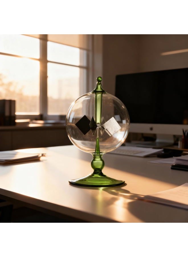 DORAMI Green Solar Power Radiometer - Physics Educational Gift for Children Aged 14 and Up - Image 4