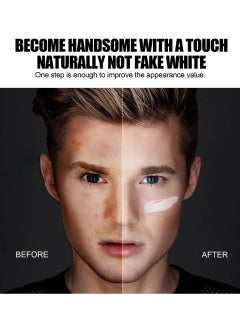 East Moon 50g Men Makeup Cream Brighten Skin Natural Refreshing Waterproof and Sweatproof Moisturizing Concealer Cream Face Moisturizer Face Lotion Facial Cream Hydrating Face Cream  - Image 4