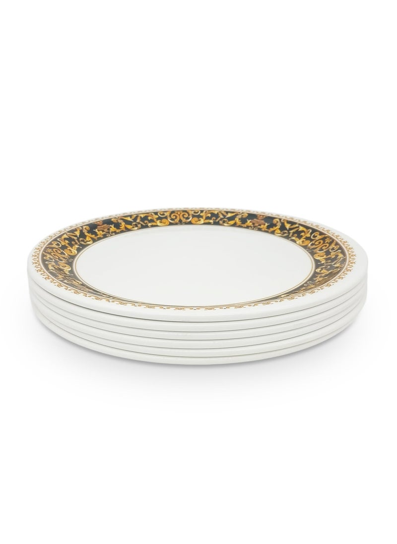Superware Superware | Pure Melamine | Buffet Plate Set – Dynasty 12.5” (6 nos.) | Stain Free, Glazed Finish  - Image 5