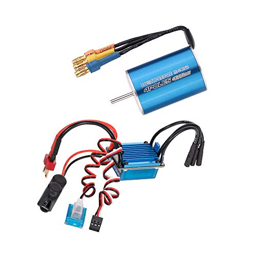 GoolRC 2435 4800KV 4P Sensorless Brushless Motor with 25A Brushless ESCElectric Speed Controllerfor 116 118 RC Car Truck - Image 1
