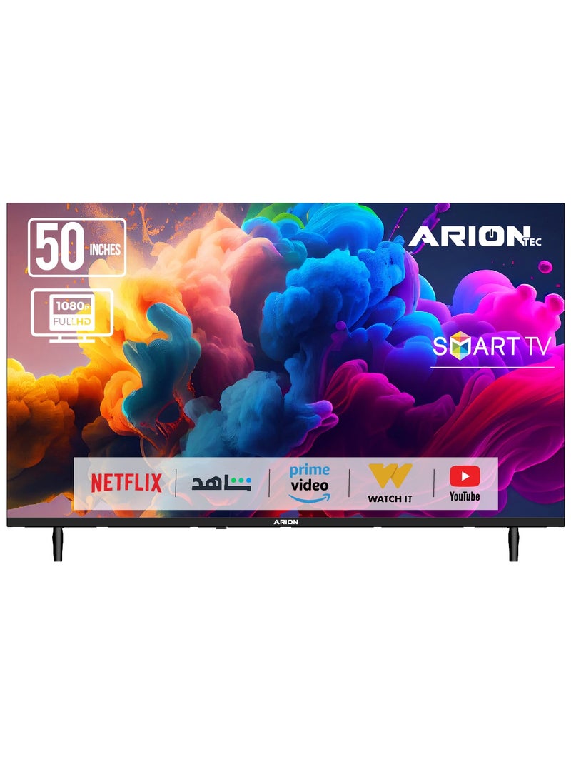 Arion 50" 4K UHD Smart Android TV, Ultra HD Resolution, A+ Grade Panel, Frameless Design, Wi-Fi – AR-50 T4S - Image 1
