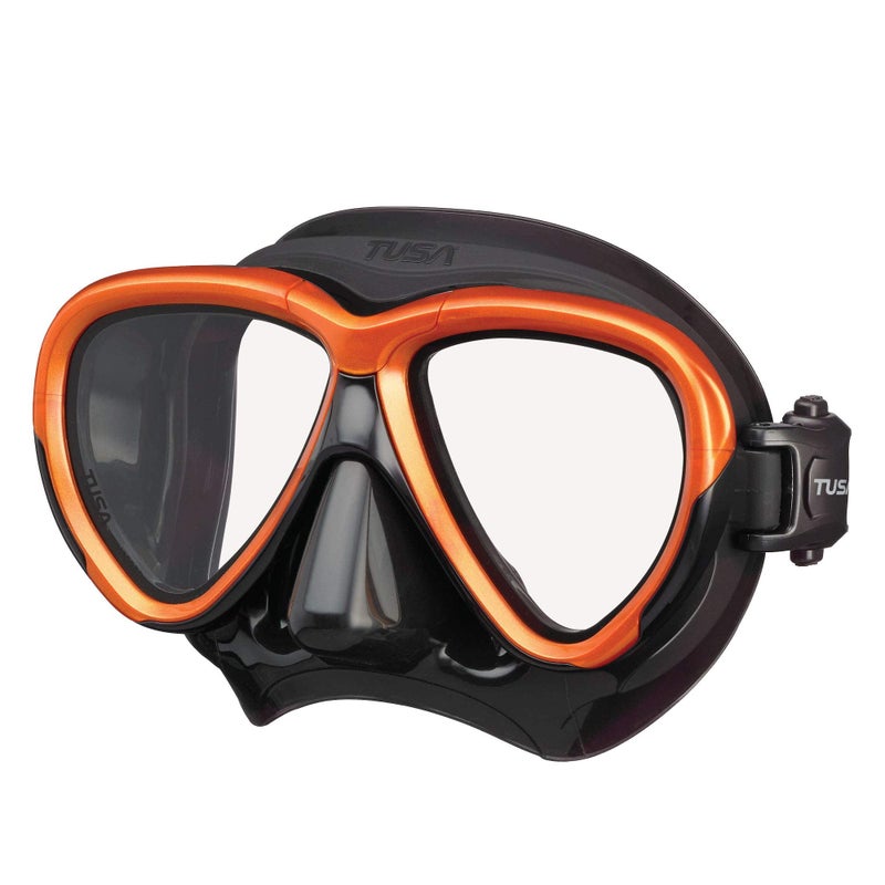 TUSA M2004 Intega Scuba Diving Mask BlackEnergy Orange - Image 2