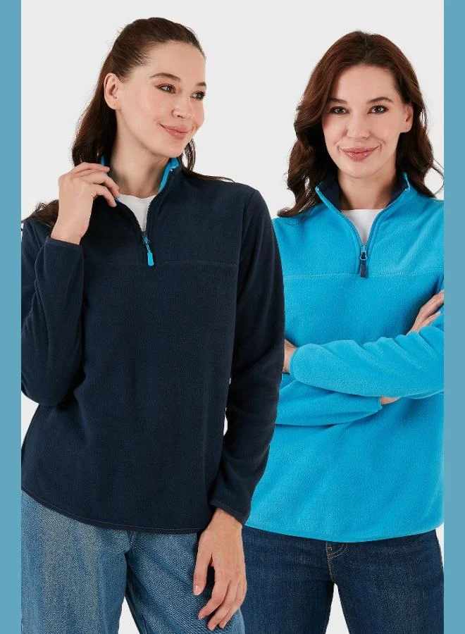 Lela Lela Slim Fit Soft Texture Anti-Pilling Non-Pilling 2-Pack Polar Women's POLAR 5907000S2