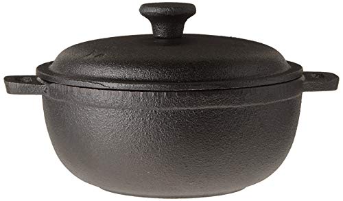 Old Mountain Pre-Seasoned Cast Iron 2 Cup Mini Dutch Oven, 6.75 inch Length - Image 2