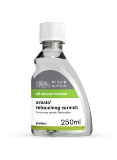 WINSOR & NEWTON Artists' Retouching Varnish Bottle - 250 Ml, Oil Painting Varnish For Beginners & Professional Artists, Uv Resistant, Temporary Protection, Quick Drying Varnish, Can Be Overpainted  - Image 1