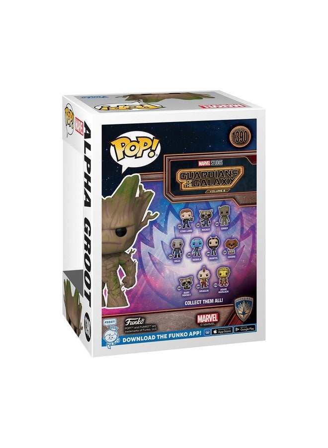 Funko POP! Marvel: Guardians of The Galaxy 3- Alpha Groot - Guardians of The Galaxy - Collectable Vinyl Figure - Gift Idea - Official Merchandise - for Kids & Adults - Movies Fans - Image 3