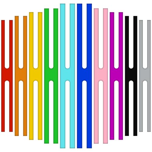 Asofelk 10PCS H Band Silicone Rubber Bands, 9 Inch H-Bands Silicone Rubber Bands Assorted Color, Elastic Rubberbands H-Band Silicones Bands 9 Inch | 9” Silicones Bands - Image 1