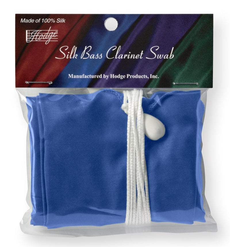 Hodge Silk Bass Clarinet Swab - Blue - Image 2
