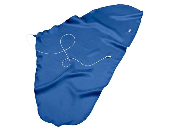 Hodge Silk Bass Clarinet Swab - Blue - Image 3