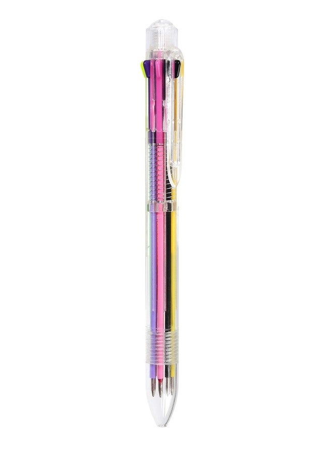 ArtBee 8 in 1 Retractable Ballpoint Pens, 8 Vivid Colors in Every Pen, Best for Smooth Writing (2) - Image 1
