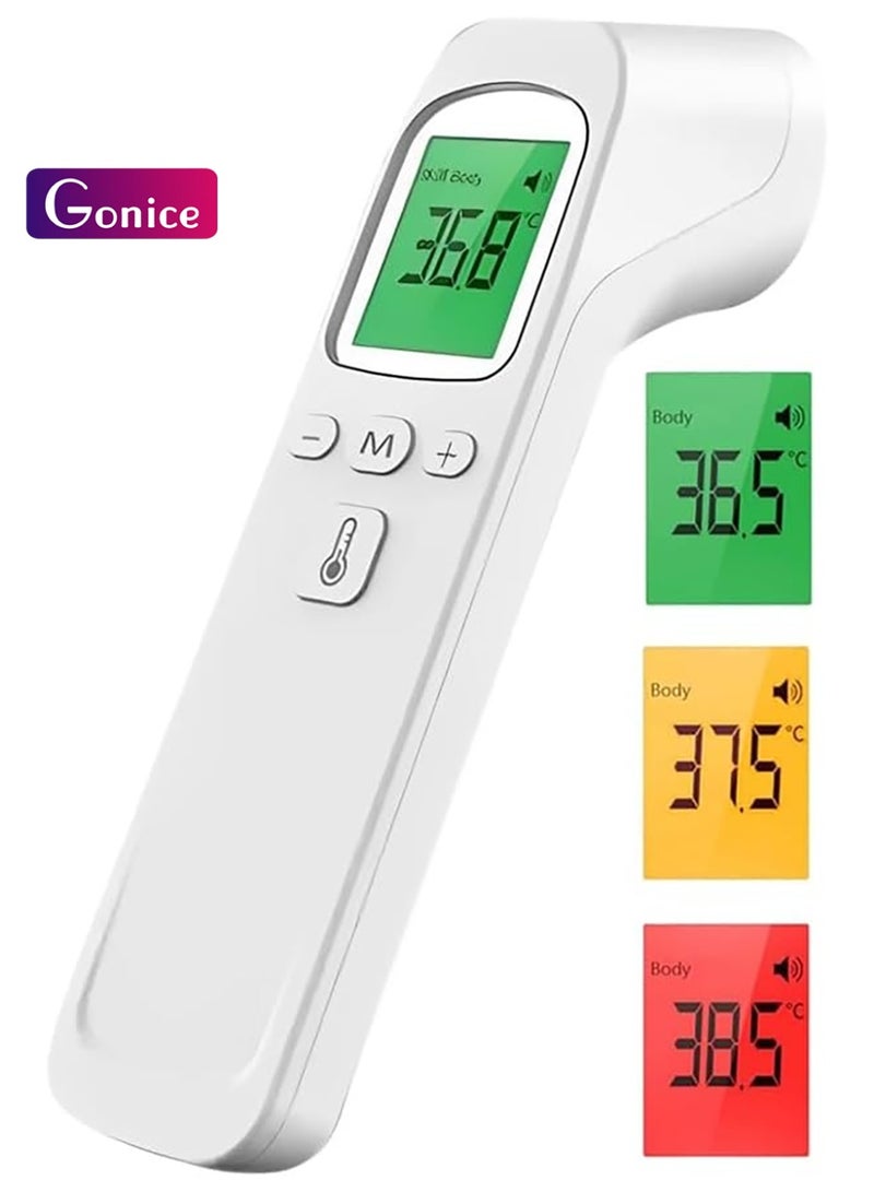 Gonice Non-Contact Infrared Thermometer with Dual Mode, Color-Coded Fever Alert & High Precision 0.1℃ Detection - Image 1