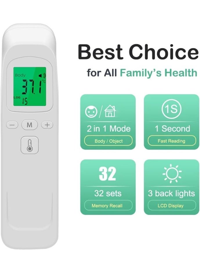 Gonice Non-Contact Infrared Thermometer with Dual Mode, Color-Coded Fever Alert & High Precision 0.1℃ Detection - Image 2