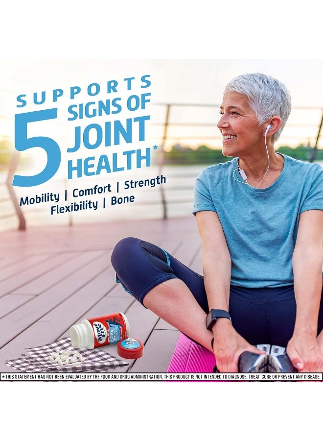 Move Free مكمل دعم المفاصل المتقدم جلوكوزامين كوندروايتين MSM + فيتامين D3 - Image 4