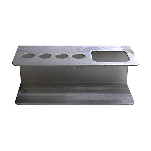 OBASIX® White Board Marker & Duster Holder Aluminium Natural Finesse - Image 2