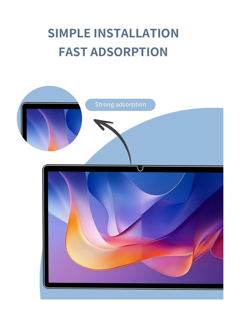 Screen Protector Compatible with Xiaomi Redmi Tablet 2 11 inch 2025 Tablet PC, 【2 Pack】 Tempered Glass Anti-scratch Film, 9H Hardness, No Bubbles, HD Transparent Tempered Glass - Image 2