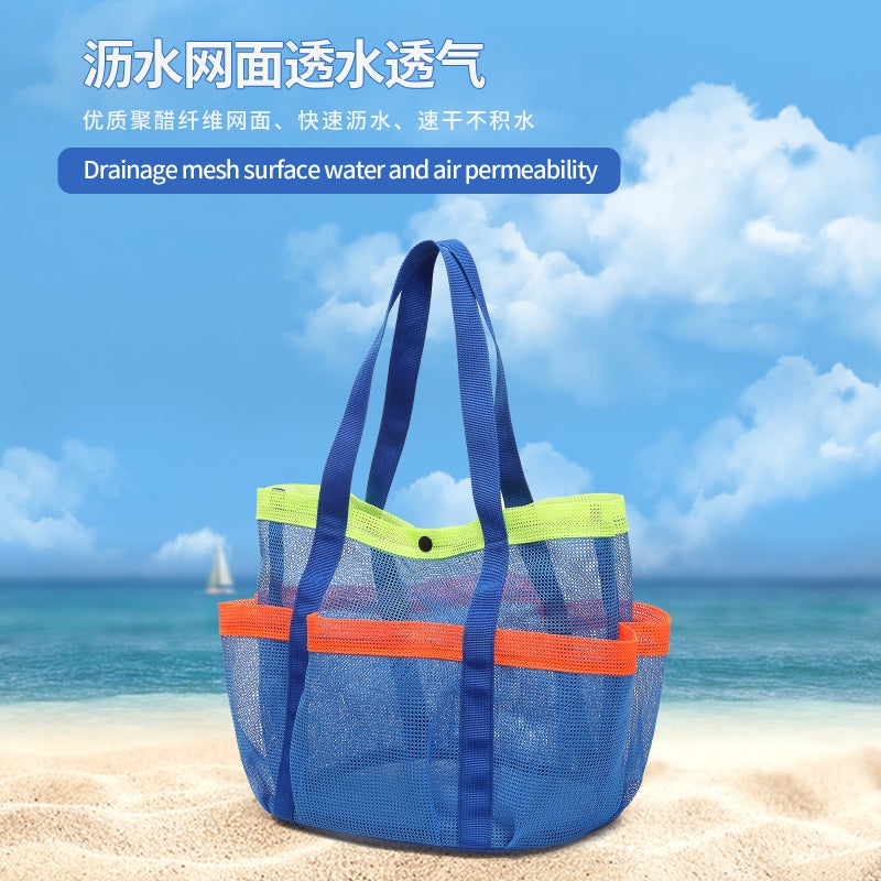 Multi-pocket Large Capacity Beach Bag for Swimming and Storage - Image 2