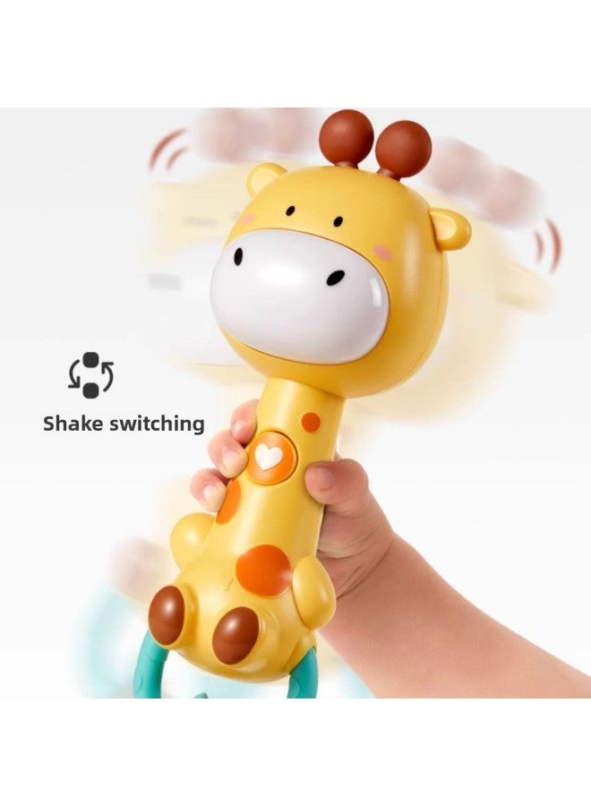 Baby Toy Music Hand Bell 3-6 Months Old Early Education Children Coax Baby Can Chew Baby 0-1 Years Old Hand Grasp-Color:Carlo Pink Rabbit—sand Hammer - Image 5