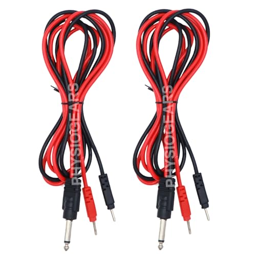 dr pt Physiogears Physiotherapy Machine Accessories Tens Device Usage Therapy Wires (Tens Wire, Pack of 2) - Image 1