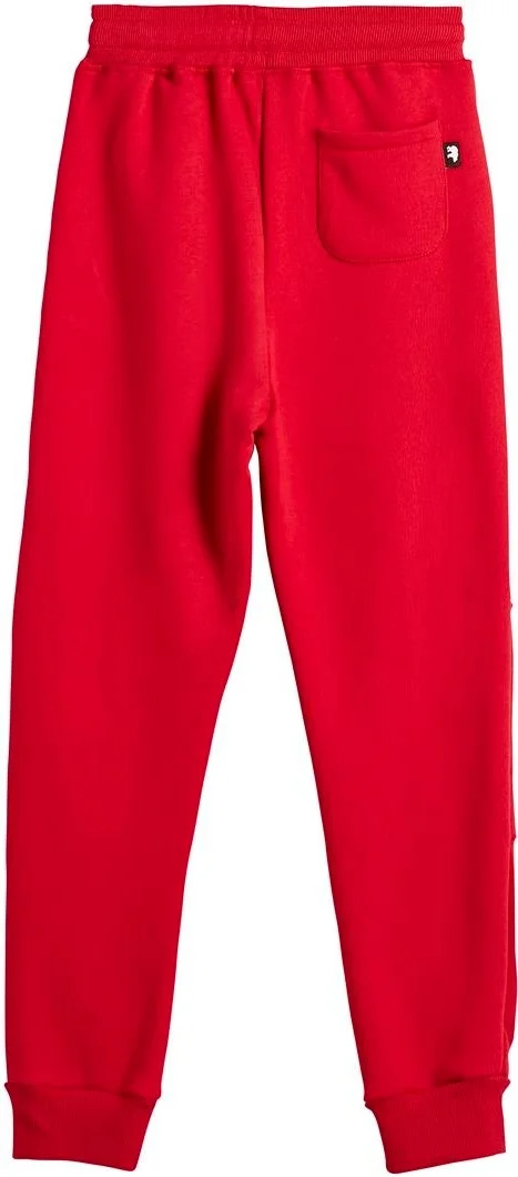 Bad Bear Less Plain Sweatpants Kids Crimson-Red Red Kids Sweatpants