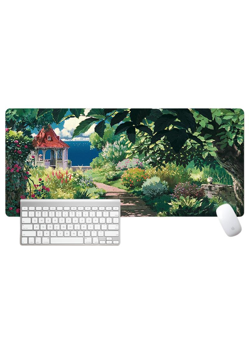 Y&D Van Gogh'S Oil And Landscape Paintings Gaming Mouse Pad Extended Large Mat Desk Pad Stitched Edges Mousepad Long Mouse Pad And Non-Slip Rubber Base Mice Pad 800X300X4mm