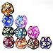 SmartDealsPro 10Pack 20 Sided Dice D20 Polyhedral Dice for DND RPG MTG Table Game Glitter Color - Image 4