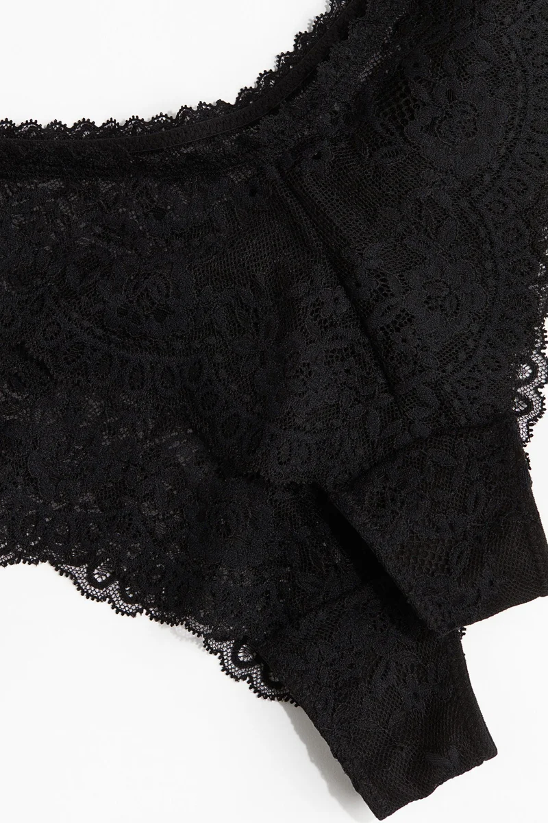 H&M 2-pack lace Brazilian briefs