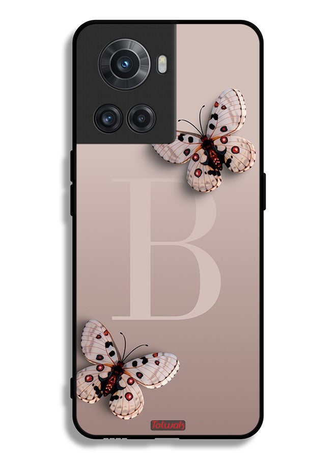 Tolwak OnePlus 10R 5G Protective Case Cover B Butterflies - Image 2
