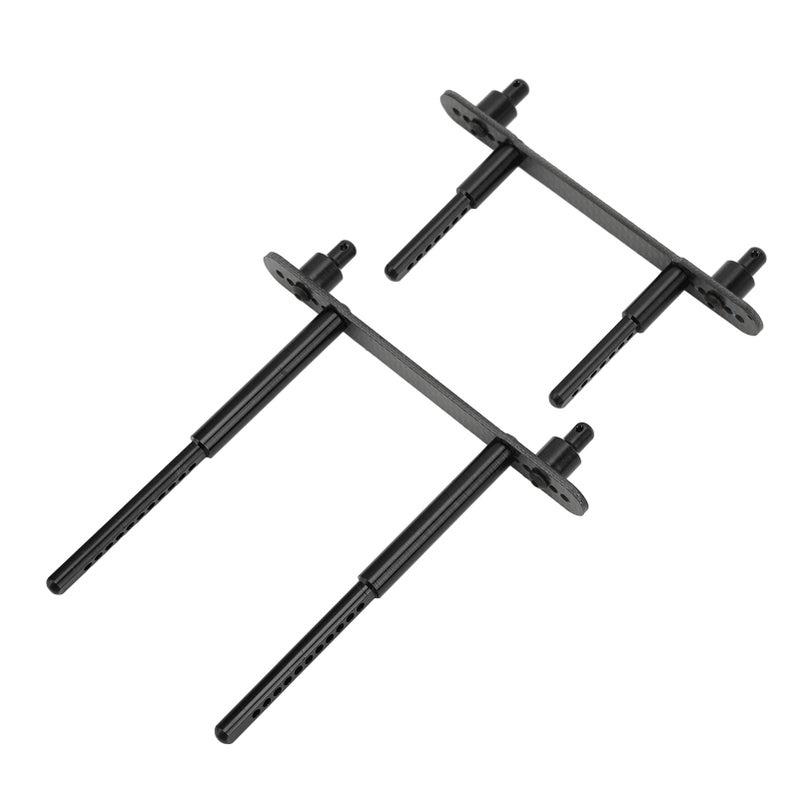 RC Shell Columns Front Rear Aluminum Alloy Carbon Fiber Car Body Mount Post for Axial SCX10 90046 90047 1/10 RC CarBlack - Image 5