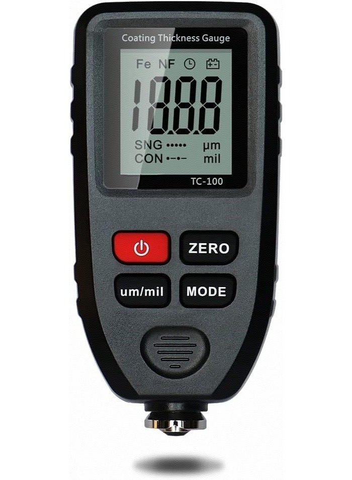 kunshao Paint Thickness Gauge TC100 Car Coating Thickness Meter for Used Car Buyers to Check Original Auto Paint Mil Thickness - Image 1