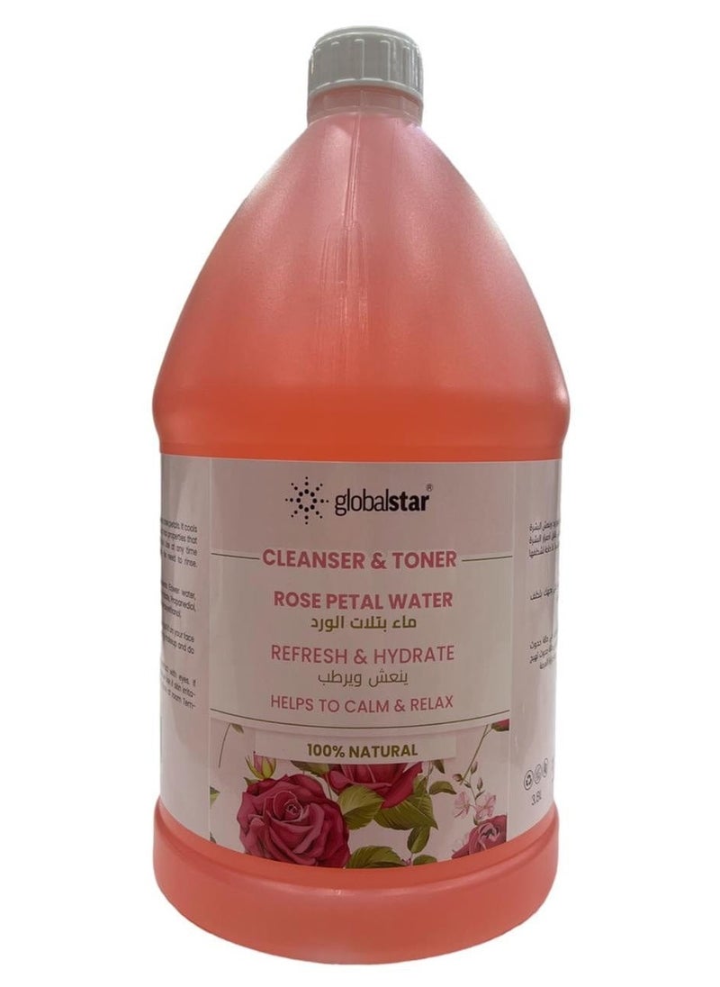 globalstar Globalstar Rose Petal Water Cleanser & Toner 3.8L  - Image 1