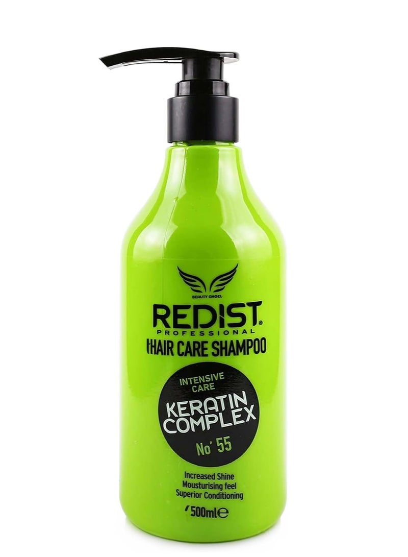 Redist Hair Care Shampoo with Argan & Keratin 500ml – Soft, Smooth & Silky Hair - Image 1