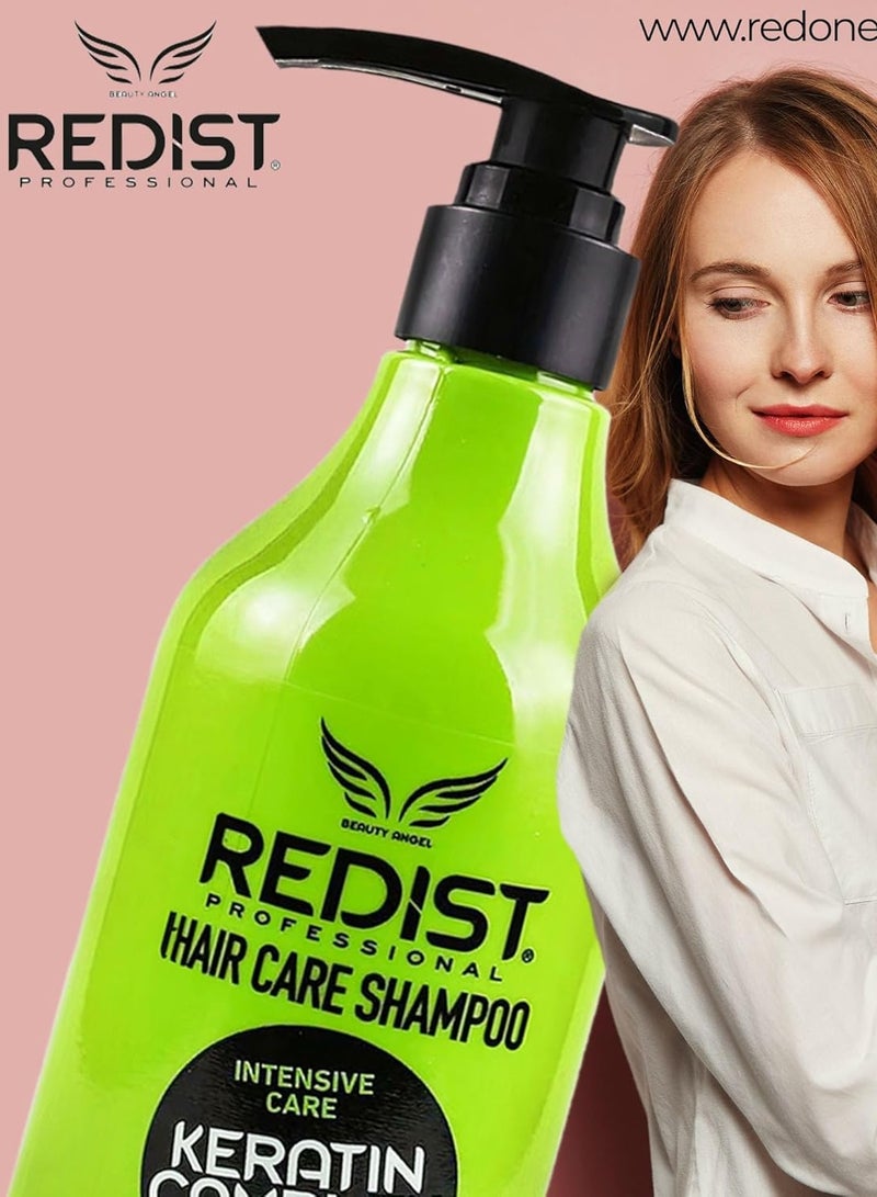 Redist Hair Care Shampoo with Argan & Keratin 500ml – Soft, Smooth & Silky Hair - Image 2