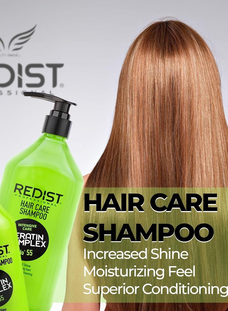 Redist Hair Care Shampoo with Argan & Keratin 500ml – Soft, Smooth & Silky Hair - Image 3