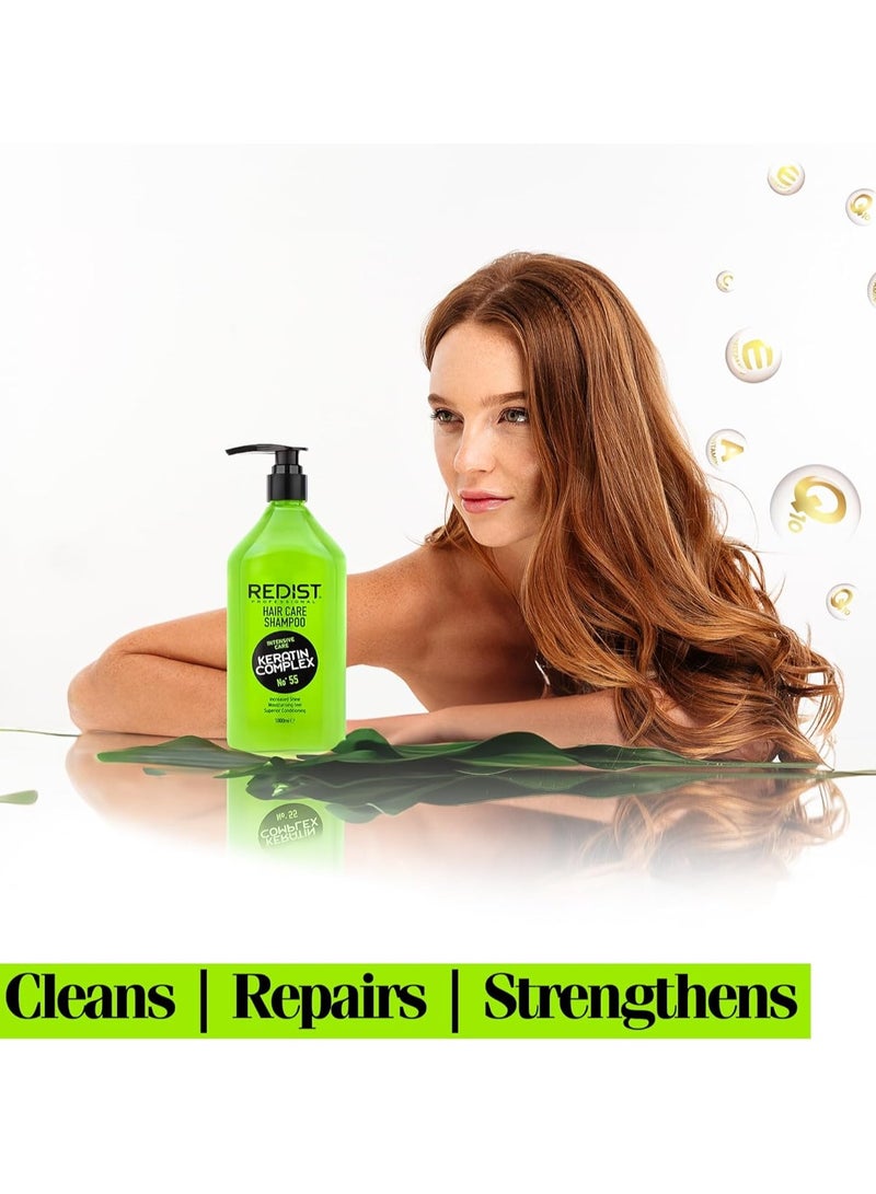Redist Hair Care Shampoo with Argan & Keratin 500ml – Soft, Smooth & Silky Hair - Image 5