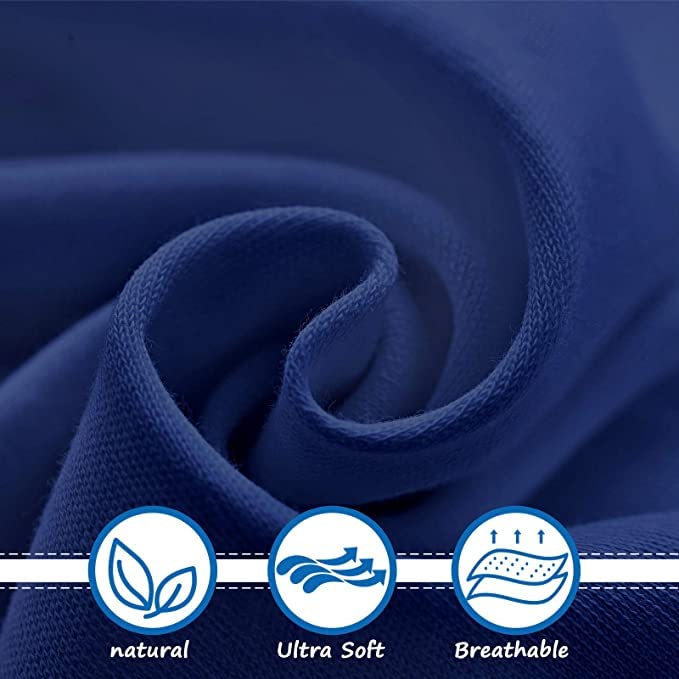 Coldwind Cot Sheets 31" x 75", Daycare Cot Size Mattress Sheet Fitted with Narrow Twin/Camp Bunk/Rvs Bunk/Guest Beds/Trifold Mattress, Super Soft and Breathable Microfiber Cover for Toddler, Navy - Image 2