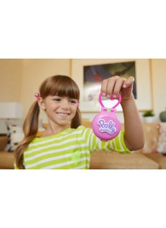 Polly Pocket Tiny Pocket Places Polly Playground Compact With Removable Swing Photo Customization Reveals Micro Polly Doll And Sticker Sheet  - Image 4