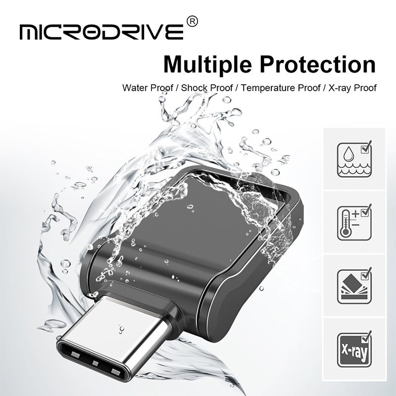 U Disk Type-C Computer Mobile Phone Dual-Use Usb 64G High-Speed Mini 128G Creative Waterproof Car Usb Disk 256G - Image 5