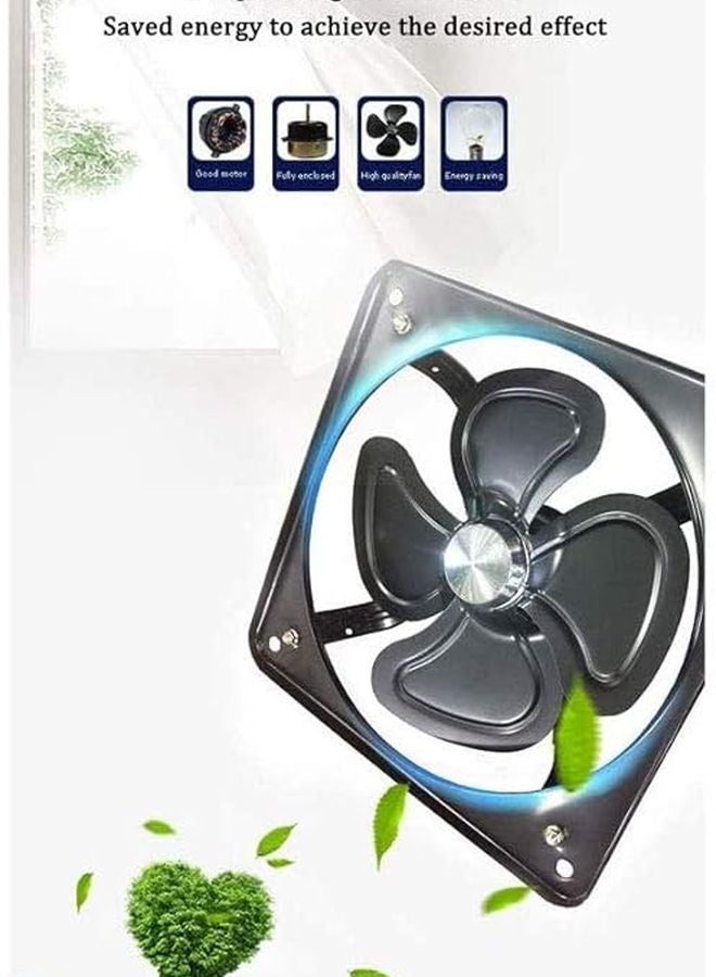 4 Inch White Kitchen Bathroom Exhaust Fan Ventilation Pipe Mute Extractor Air Vent - Image 3